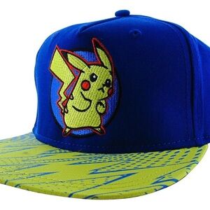 Pokemon Pikachu Blue and Yellow Kids Hat